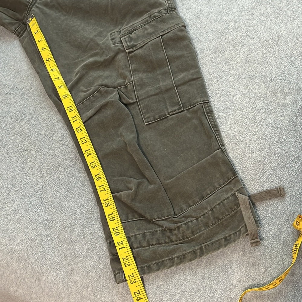 Sundance Cargo Crop Pants Womens Size 10 Boho Utility Outdoor Gorpcore Grunge - Picture 5 of 9